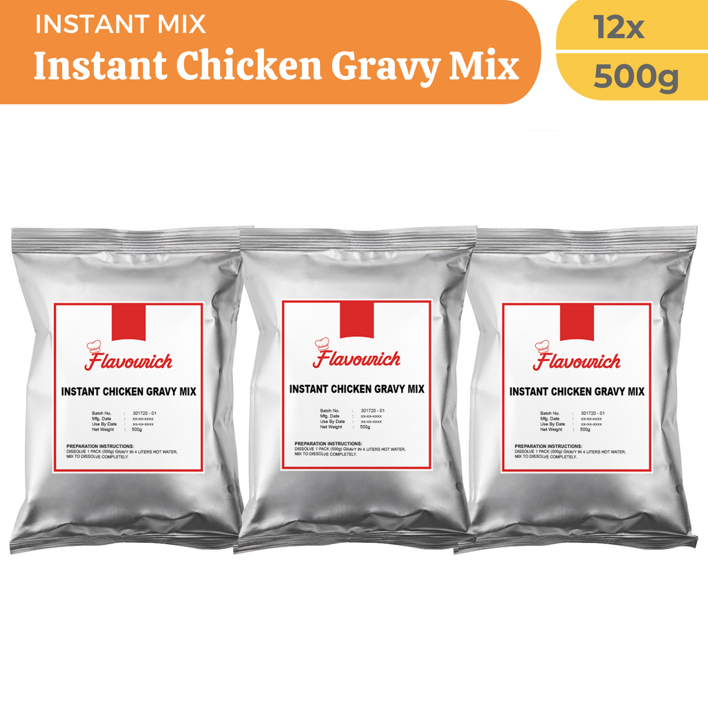 Flavourich Instant Gravy Mix (500g x 12) - Case