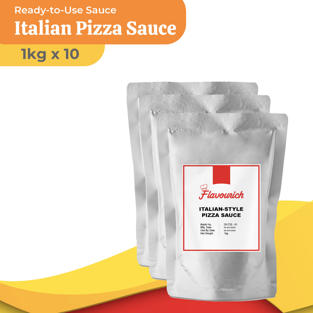 merqado food ingredients | flavourich | italian style pizza sauce pasta foodservice