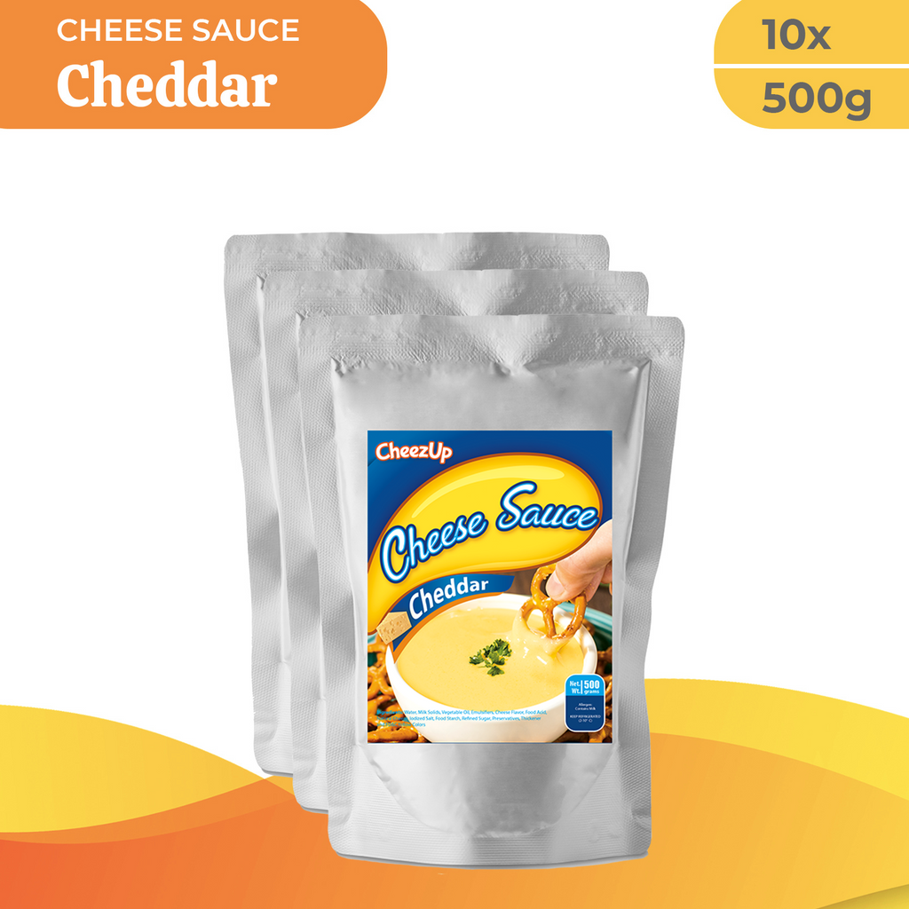 CheezUp Cheddar Cheese Sauce (500g x 10) - Case