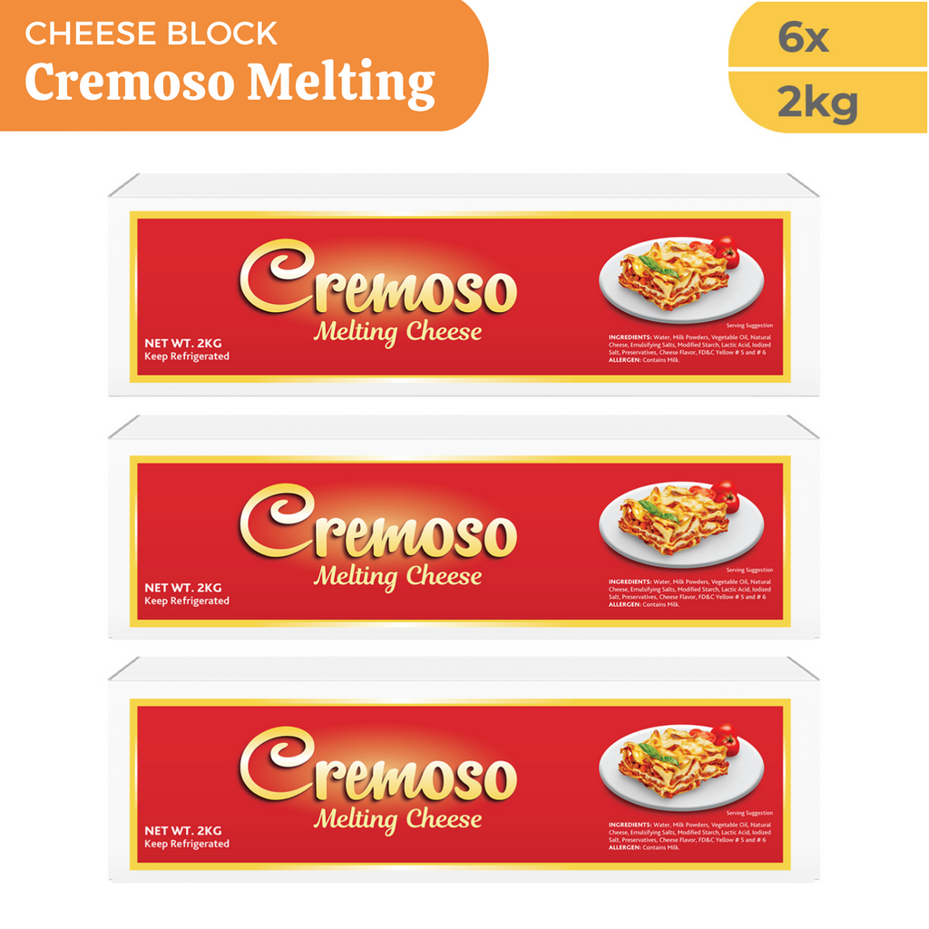 Cremoso Melting Cheese (2kg x 6) - Case