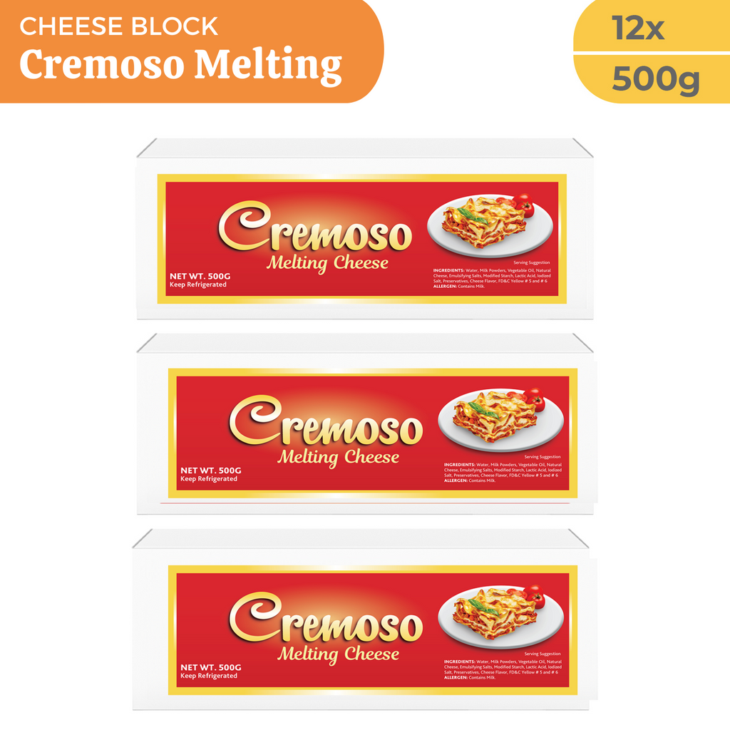 Cremoso Melting Cheese (500g x 12) - Case
