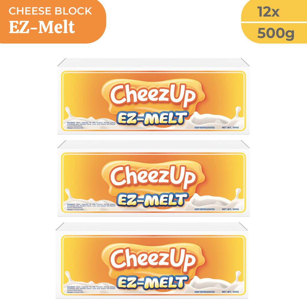 CheezUp EZ-Melt Cheese Block (500g x 12) - Case
