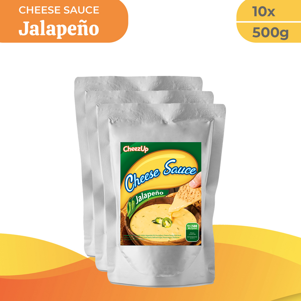CheezUp Jalapeno Cheese Sauce (500g x 10) - Case
